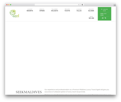 Wireframe Framework WordPress theme - seektravels.com