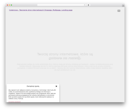 WordPress theme Codemove - www.codemove.pl