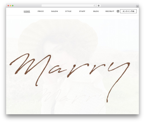 WordPress theme MERRY-THEME - merry-hiroshima.com