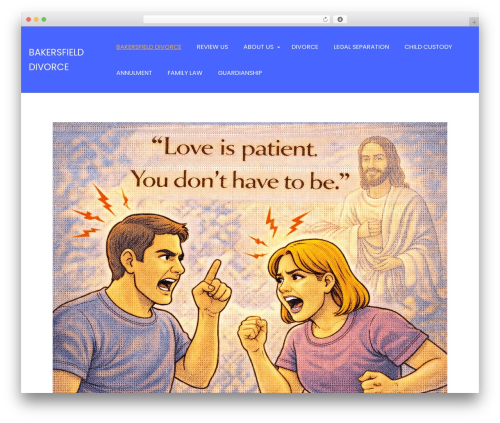 WordPress website theme creativetech - bakersfielddivorce.com