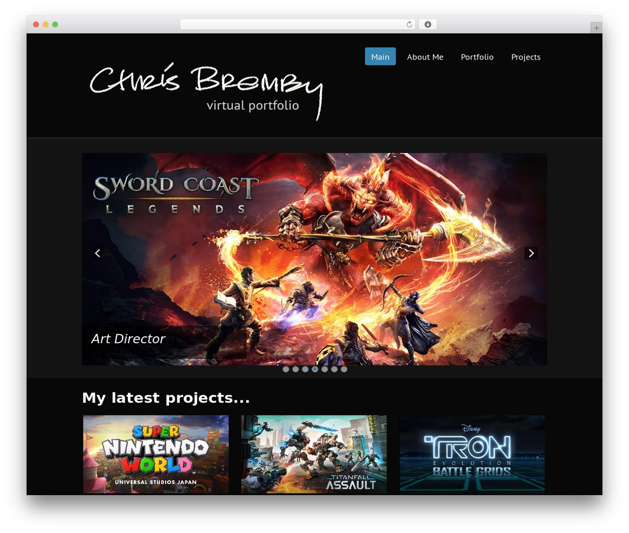 WordPress website theme Simplicity - chrisbromby.com