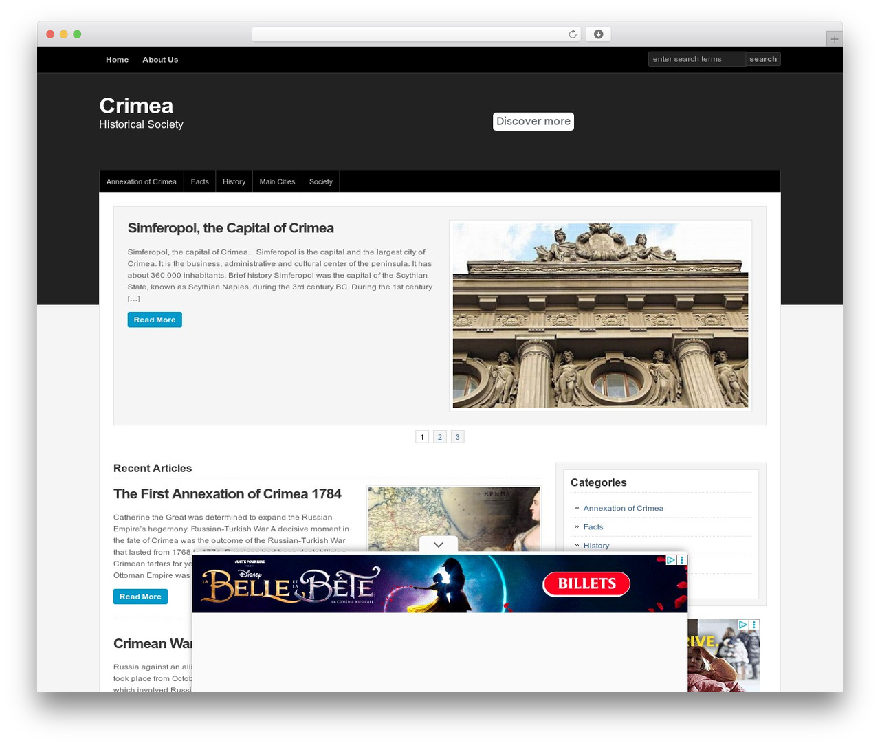 WP-Prosper WordPress theme - crimeahistory.org
