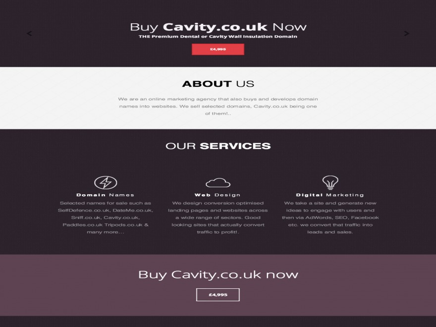 cavity WordPress theme by shane