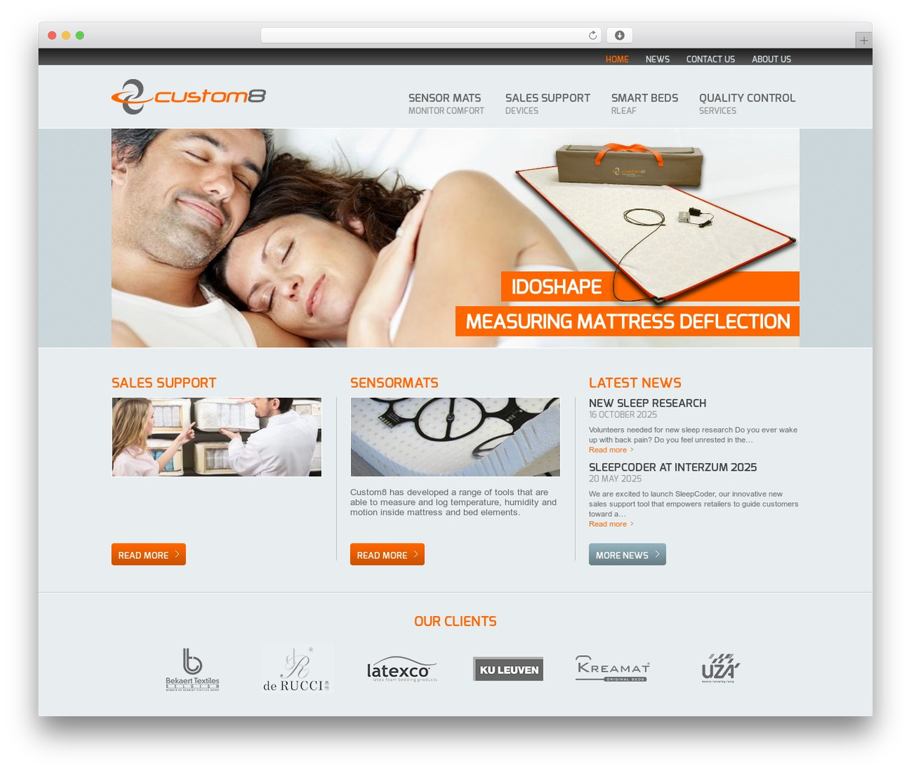 Custom8 WordPress theme - custom8.be