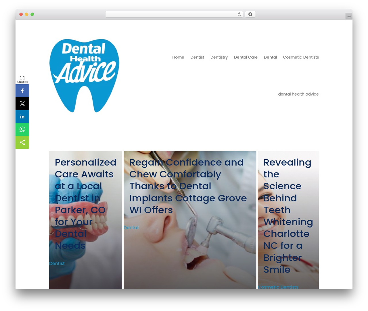 Divi WordPress theme - dentalhealthadvice.org Divi WordPress theme - dentalhealthadvice.org