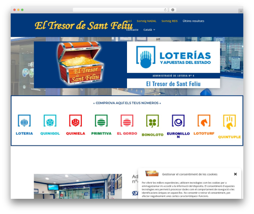 Divi WordPress theme - eltresor.cat