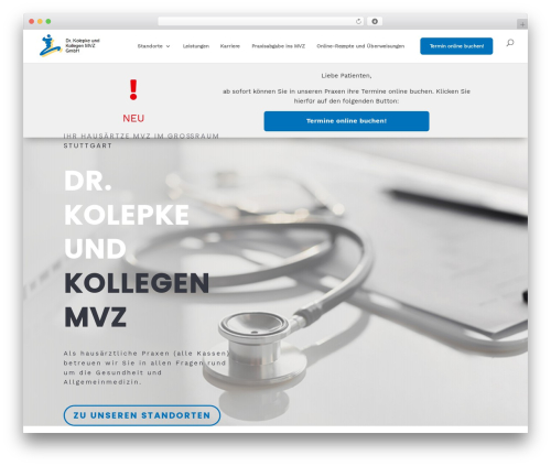 We’re Open! (opening-hours) free WordPress plugin - mvz-kolepke.de