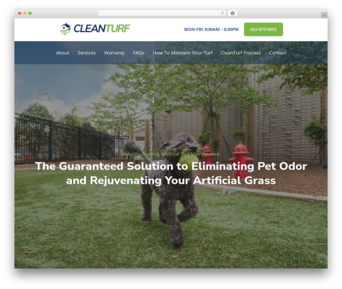 Enfold theme WordPress - cleanturf.com