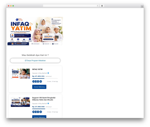 Donasiaja WordPress plugin - infaqberkah.id