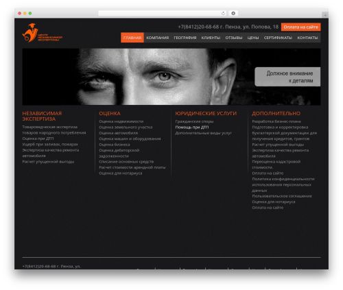 Компания theme WordPress - cne-penza.ru