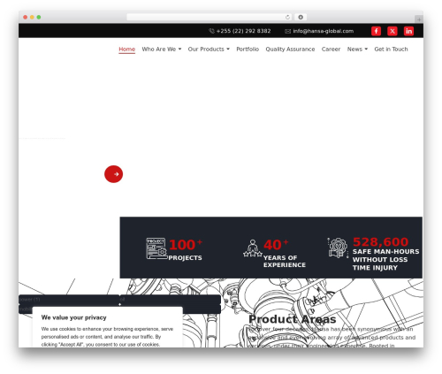 Simple scroll top wp WordPress plugin - hansa-global.com