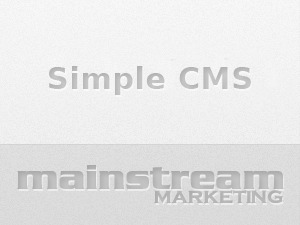 Simple CMS WordPress theme by Mainstream Marketing