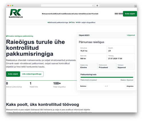 Cf7 submissions WordPress plugin - raiekeskus.ee