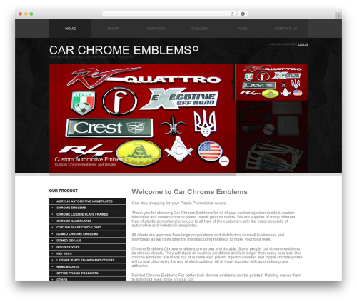 Theme WordPress theme1388 - carchromeemblems.com
