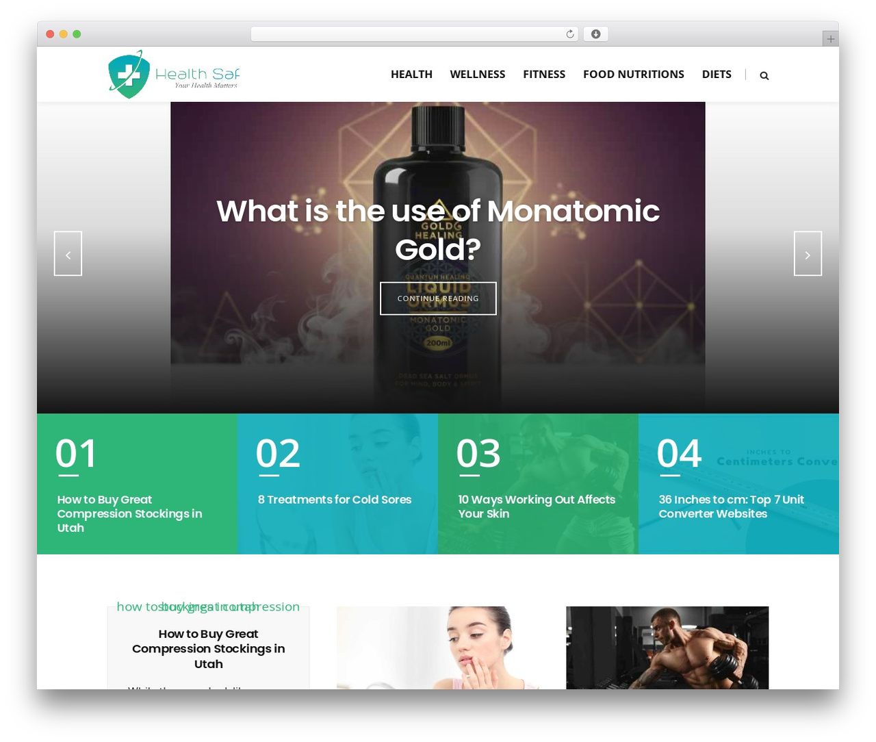 Ultimate Conversion best WordPress theme - healthsaf.com