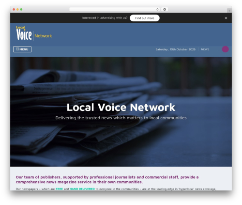 Voice WordPress theme - localvoicenetwork.co.uk