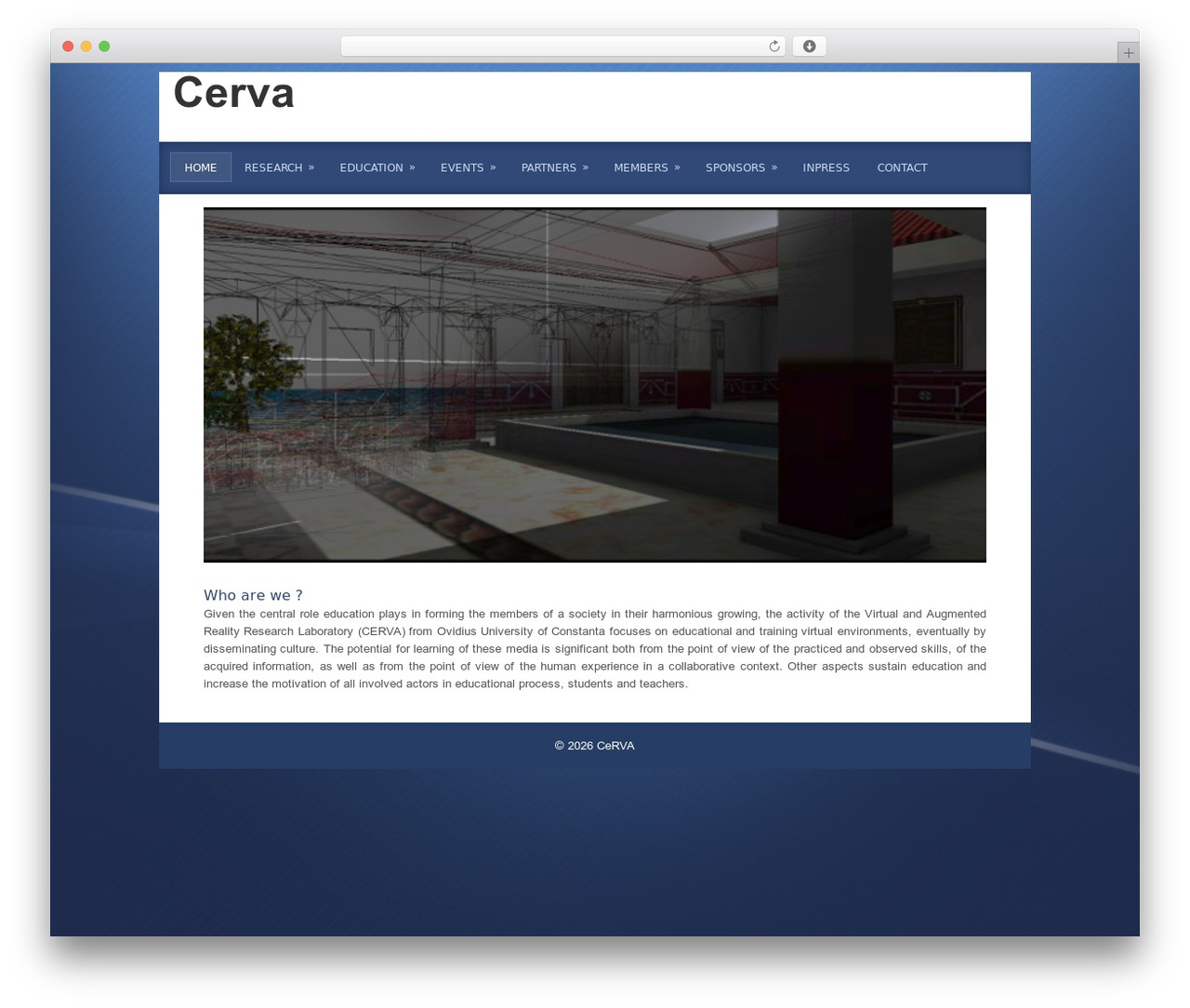 WordPress theme Copa - cerva.ro