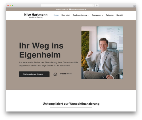 WordPress theme Divi - nico-hartmann.immo