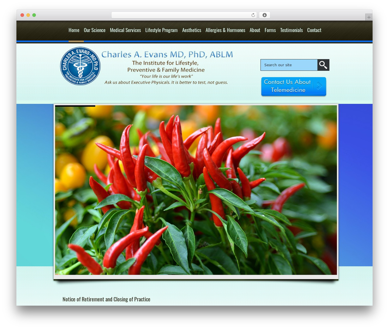 WordPress theme Evans - charlesevansmd.com WordPress theme Evans - charlesevansmd.com