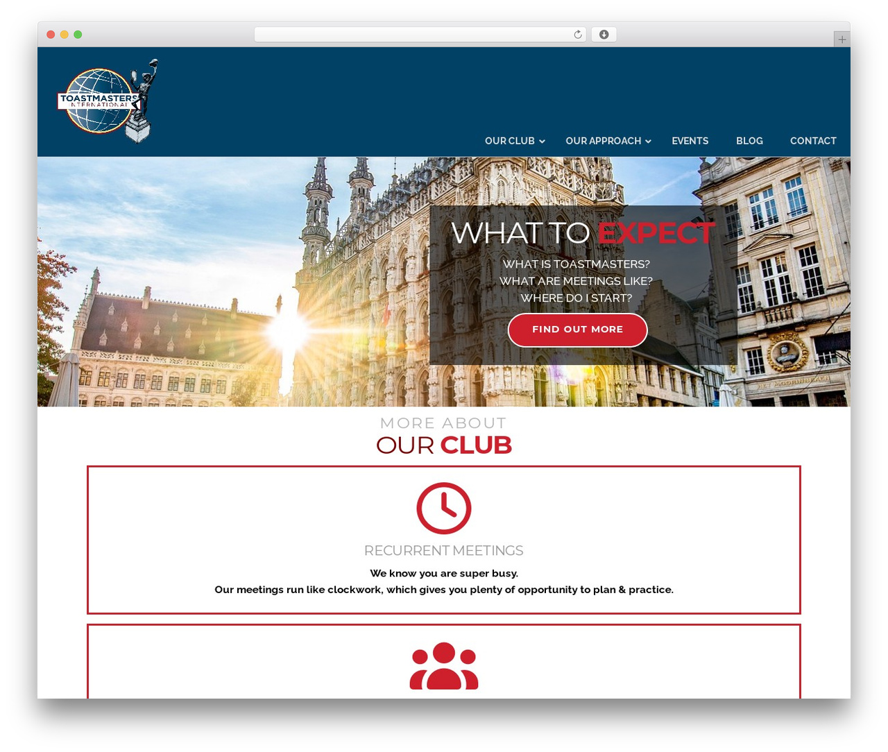 WordPress theme X - toastmasters.be/leuven