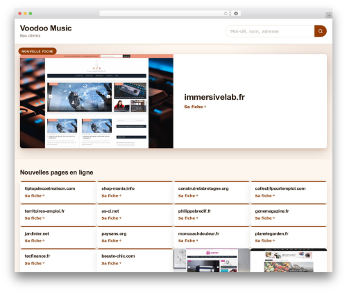 WordPress website theme Maxwell - voodoo-music.fr WordPress website theme Maxwell - voodoo-music.fr