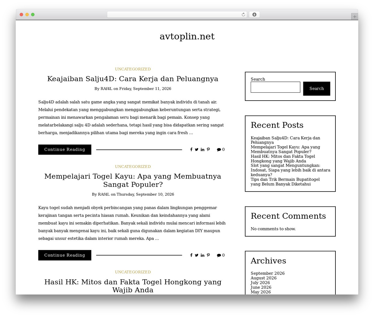 WP theme Writee - avtoplin.net