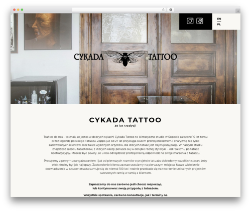 Berry theme WordPress - cykada.org