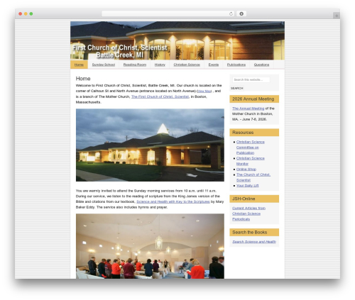 Catalyst WordPress theme - christiansciencebattlecreek.com