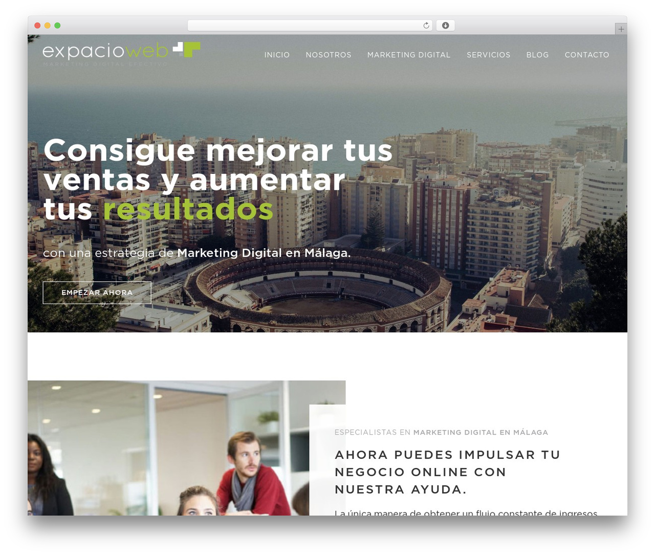 ExpacioWeb Base WordPress theme - marketingdigitalmalaga.com