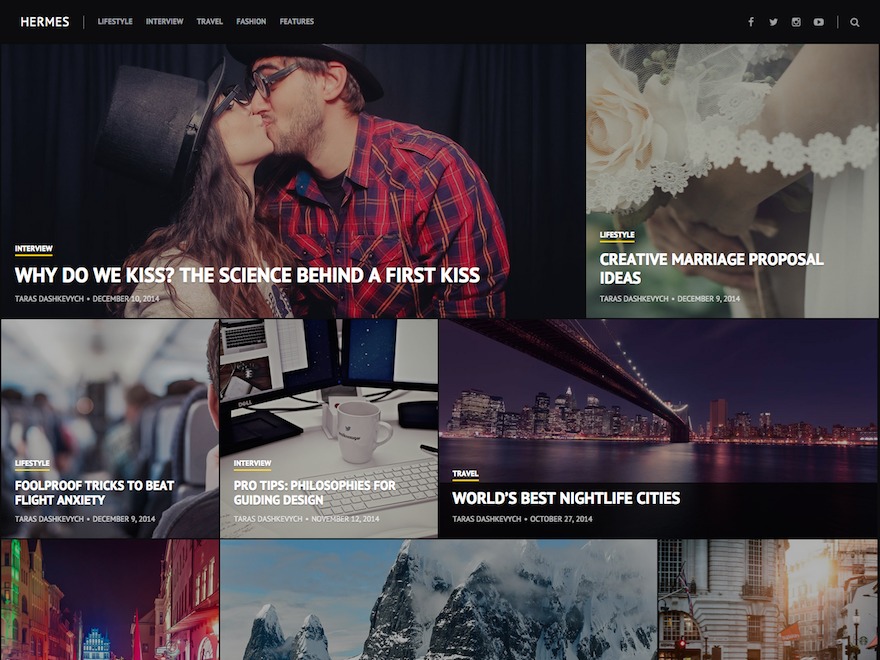 Hermes - WordPress.com premium WordPress theme by Themes Harbor