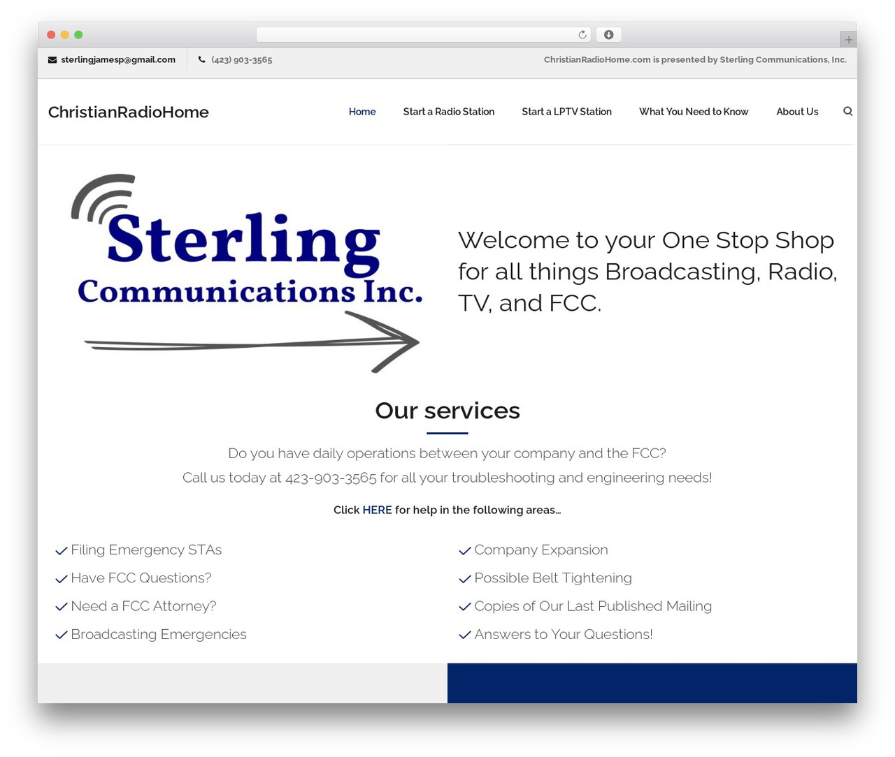 Lambda WordPress theme - christianradiohome.com