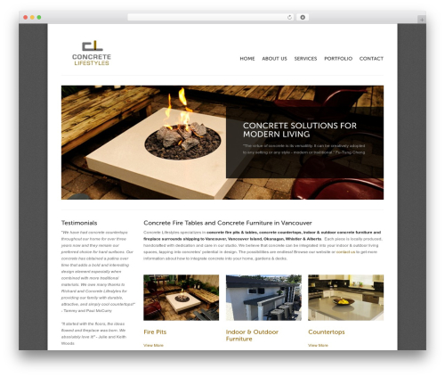 Solid WP premium WordPress theme - concretelifestyles.ca
