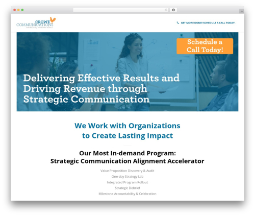 Theme WordPress Create - crowecomm.com