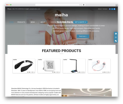 Theme WordPress POPTextile - maiha.com