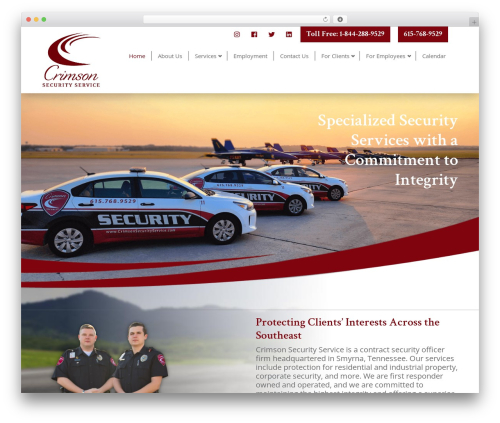 Titan company WordPress theme - crimsonss.com