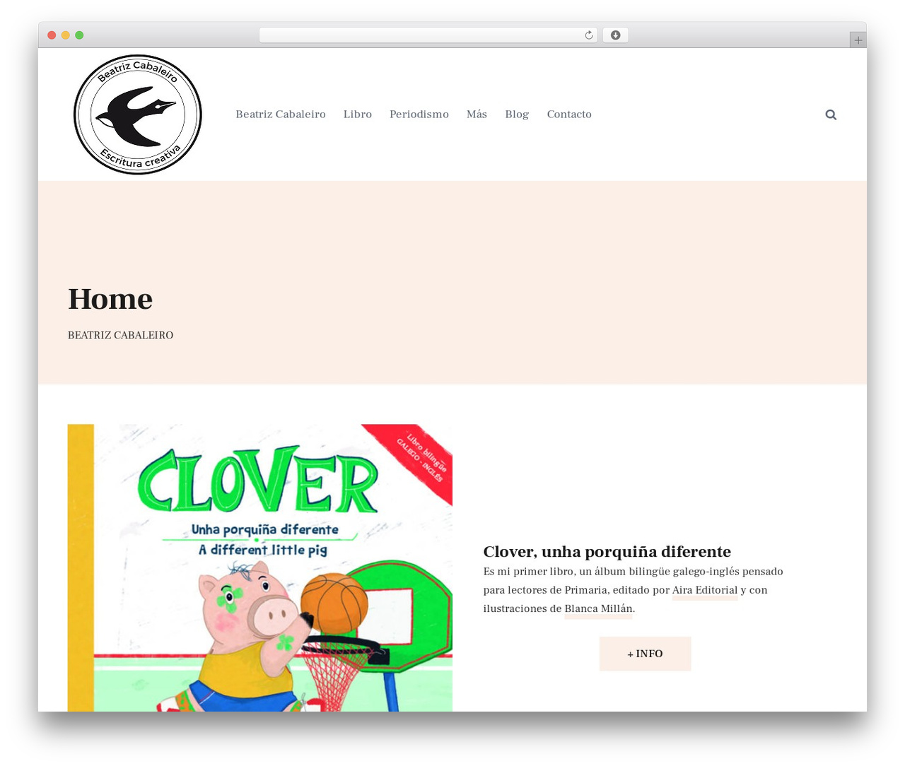 Typograph WordPress theme - beatrizcabaleiro.com