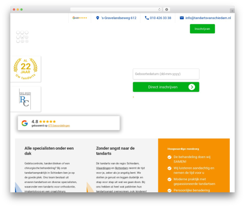 Web Whales Simple Developers Theme theme WordPress - tandartsvanschiedam.nl