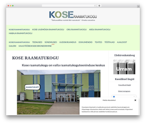 WordPress theme Everett - rmtk.ee