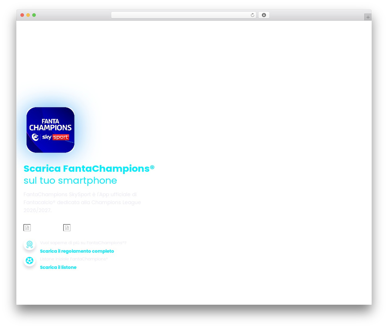 WordPress theme Appilo - fantachampions.com