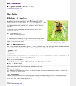 WordPress theme Comprehensive Title by Chris McMahon