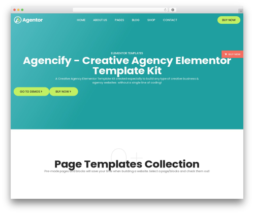 Bosa buy now WordPress plugin - demo.bosathemes.com/agentor