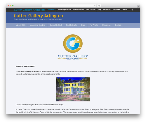 WordPress theme Passion - cuttergalleryarlington.com