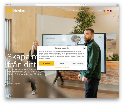 WordPress theme The Sceleton theme - norditek.se