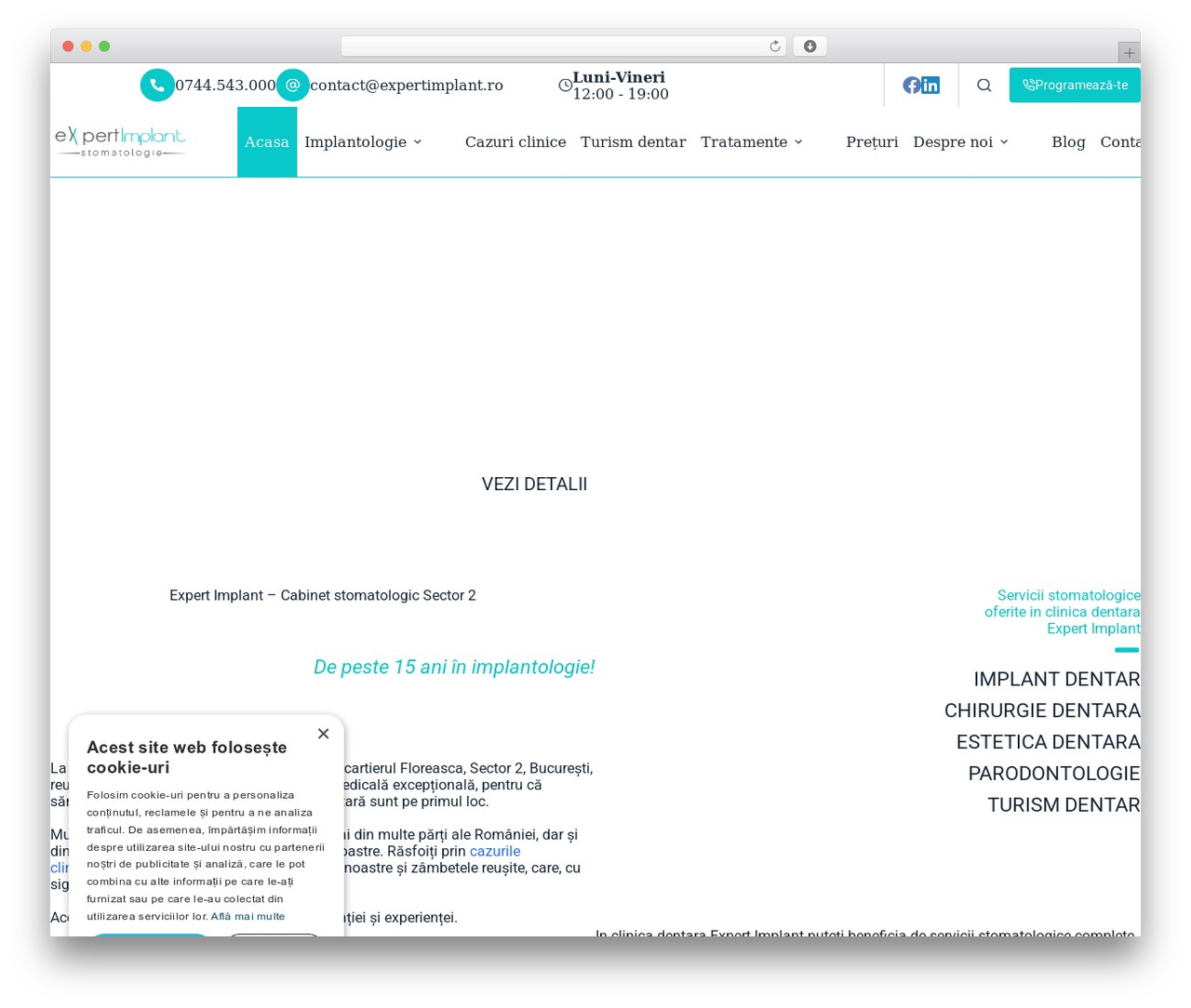 Blocksy WordPress theme - expertimplant.ro