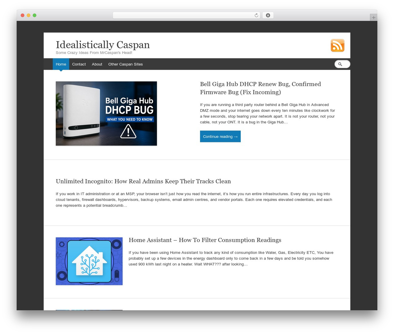 Caspan.com Theme WordPress theme - caspan.com