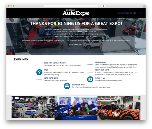 Developer Theme (Clean) WordPress theme - cincinnatiautoexpo.com