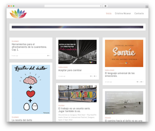 Infinitygrid theme WordPress - cristinanicanor.com