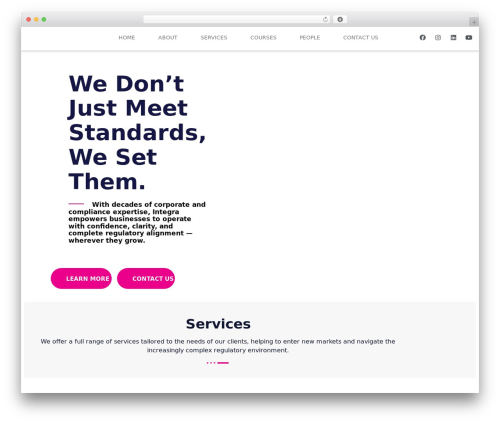 Integra theme WordPress - integraaruba.com