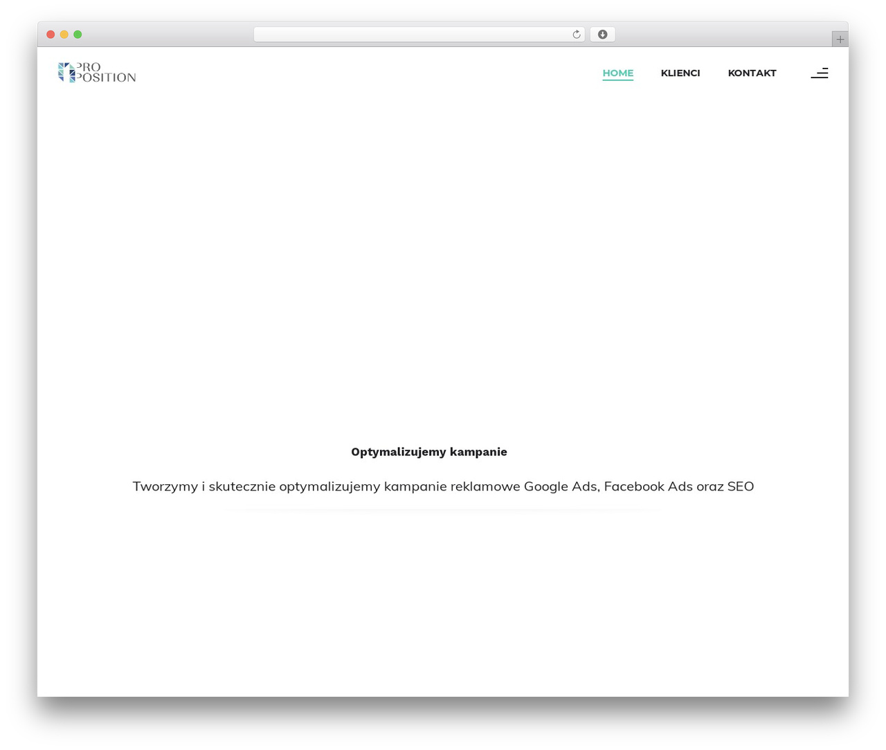 Koral theme WordPress - pro-position.pl