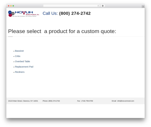 Progressive Wordpress Theme WordPress page theme - configurator.novummed.com